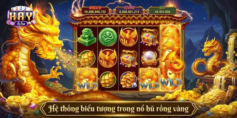 Các tính năng và hệ thống biểu tượng trong nổ hũ rồng vàng